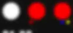 Referee lights system showing on screen with IPF card colors